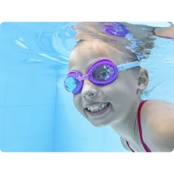 Lunettes de natation colorées pour enfants, idéales pour les jeux d'été à la piscine