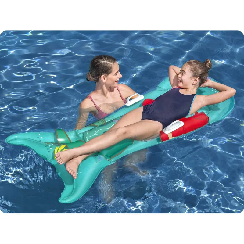 Matelas gonflable de natation Ariel Bestway 9101F, parfait pour s'amuser à la plage et à la piscine