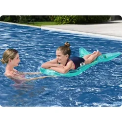 Matelas gonflable de natation Ariel Bestway 9101F, fabriqué en matériau PVC durable