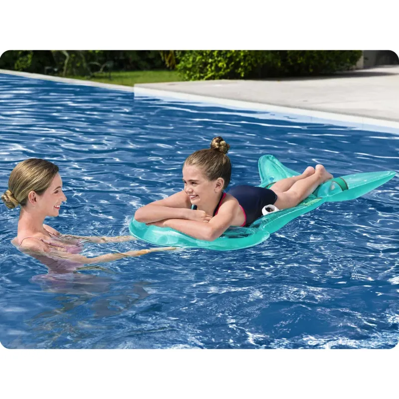 Matelas gonflable de natation Ariel Bestway 9101F, fabriqué en matériau PVC durable