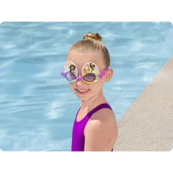 Lunettes de natation roses pour enfants, élégantes et fonctionnelles pour les activités aquatiques
