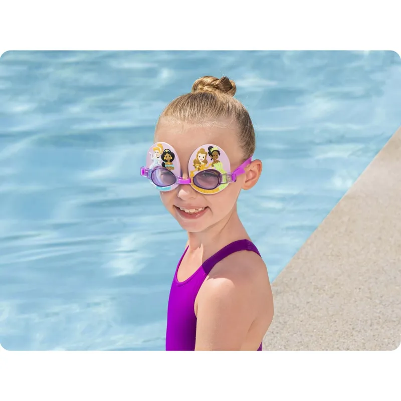 Lunettes de natation roses pour enfants, élégantes et fonctionnelles pour les activités aquatiques