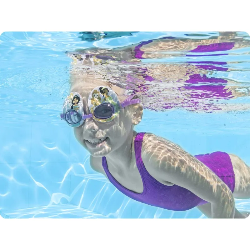 Lunettes de natation avec motif Princesse, parfaites pour les petits amoureux de l'eau