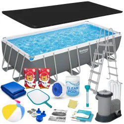 Piscine de jardin à cadre 549 x 274 x 122 cm 17-en-1 Bestway 56465