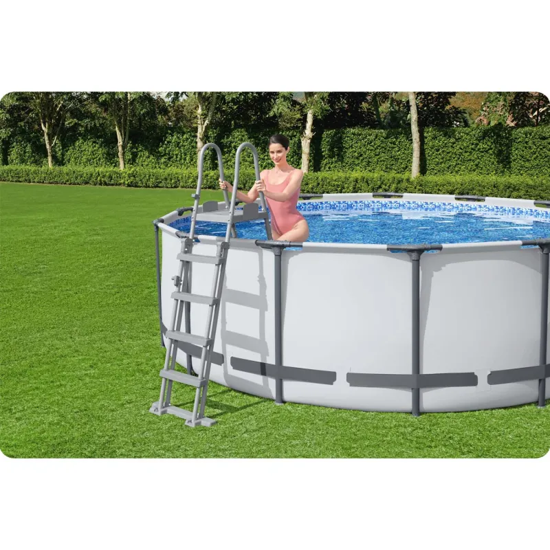 Bassin de jardin 549 x 274 x 122 cm, parfait pour les jeux d'enfants