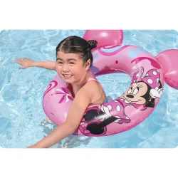 Bouée de Natation Minnie 76 cm, parfaite pour les jeux aquatiques et la piscine