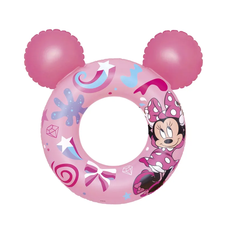Bouée de Natation Minnie 76 cm, parfaite pour s'amuser dans le jardin et activités en plein air