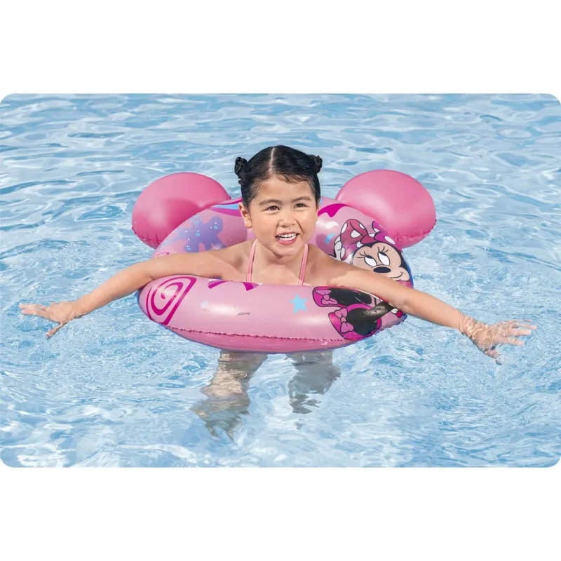 Bouée de Natation Minnie 76 cm, parfaite pour la plage et la piscine