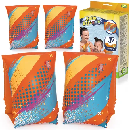 Brassards de natation enfants S/M, couleurs vives, parfaits pour l'apprentissage de la natation