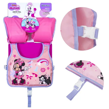 Gilet de natation Minnie Bestway 9101A, design coloré pour enfants