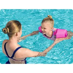Gilet de natation Minnie, couleur rose, parfait pour la piscine