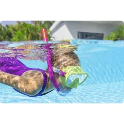 Ensemble de plongée enfant, parfait pour s'amuser dans la piscine ou à la plage