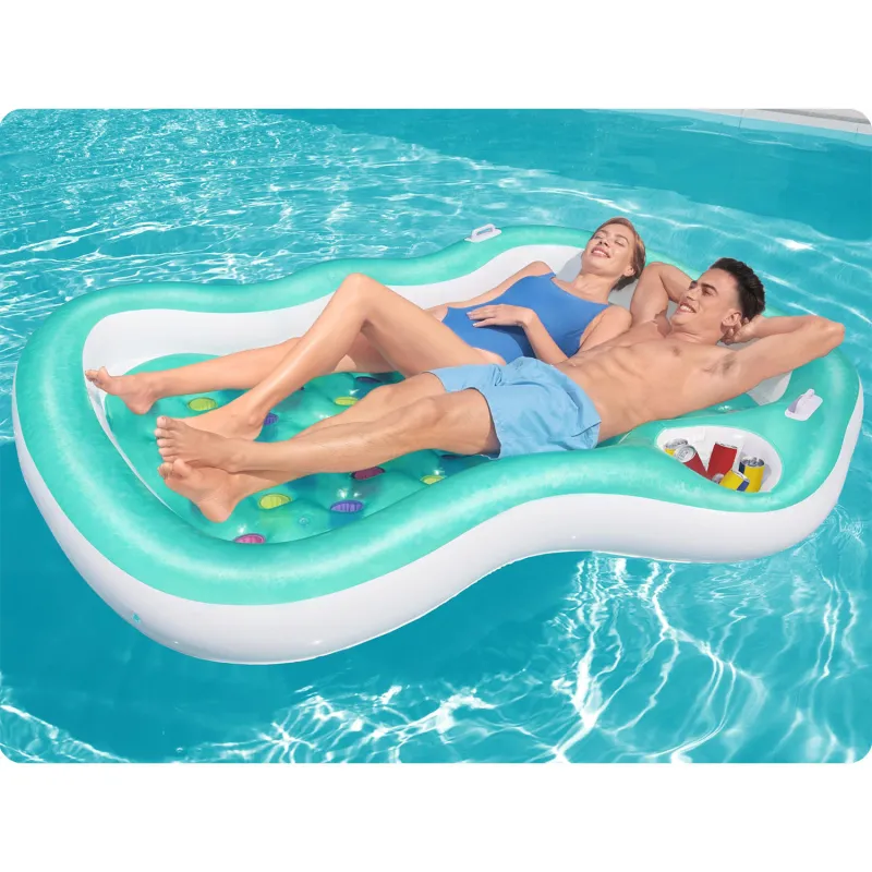 Matelas de Natation Bestway 43045 coloré, parfait pour les journées d'été dans l'eau