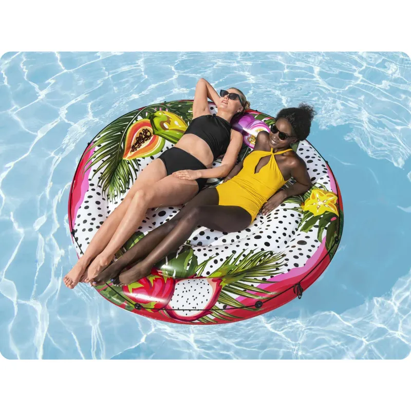 Bestway 43720 Île Gonflable Fruits Flottante, idéale pour s'amuser dans la piscine