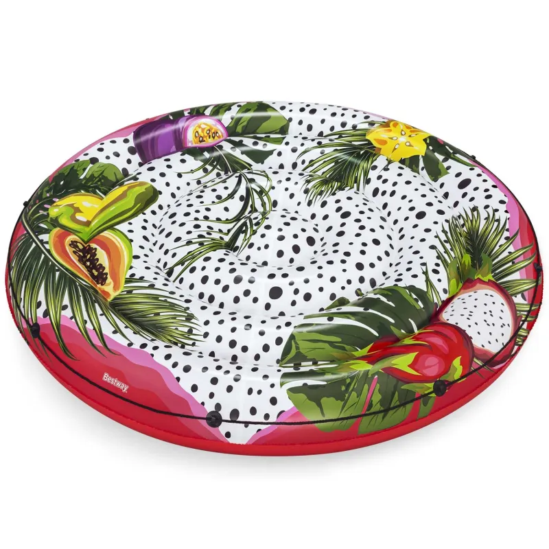 Bestway 43720 Île Gonflable Fruits Flottante, fabriquée en matériau durable