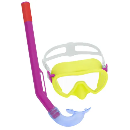 Ensemble de plongée jaune, idéal pour les activités aquatiques et le snorkeling