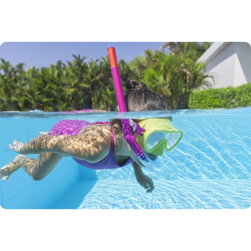 Ensemble de plongée jaune intense, excellent pour les activités de plage et le plaisir