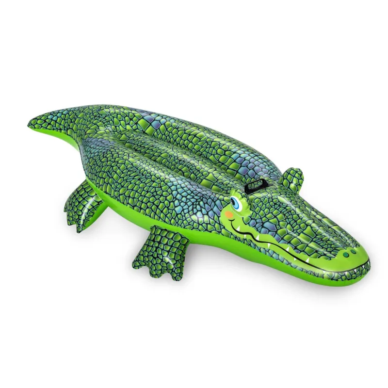 Matériau doux crocodile, parfait pour s'amuser dans la piscine, Bestway 41477