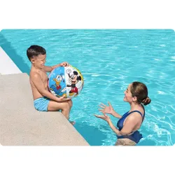 Amusement dans le jardin avec ballon de plage 51 cm Mickey et ses Amis