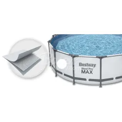 Bestway 56408 piscine de jardin 305 x 76 cm 17-en-1, facile à assembler, idéale pour les enfants