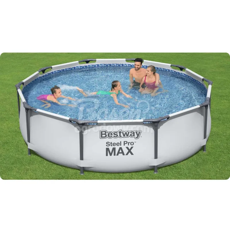 Bestway 56408 piscine de jardin 305 x 76 cm 17-en-1, parfaite pour s'amuser en été dans le jardin