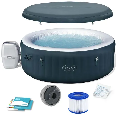 SPA gonflable Lay-Z Miami vert pour 6 personnes, parfait pour se détendre