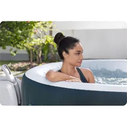 SPA gonflable Lay-Z Miami vert pour 6 personnes, idéal pour le jardin