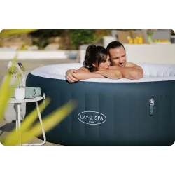 SPA gonflable Lay-Z Miami en matériau vert, confortable et relaxant