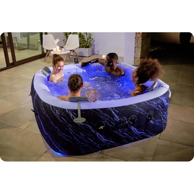 SPA Gonflable Lay-Z Hollywood 6 personnes, parfait pour des rencontres entre amis
