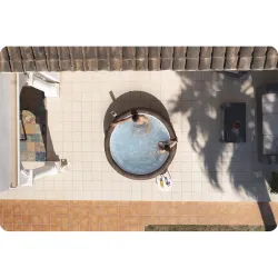 SPA Gonflable Lay-Z Bali marron, parfait pour le jardin ou la terrasse