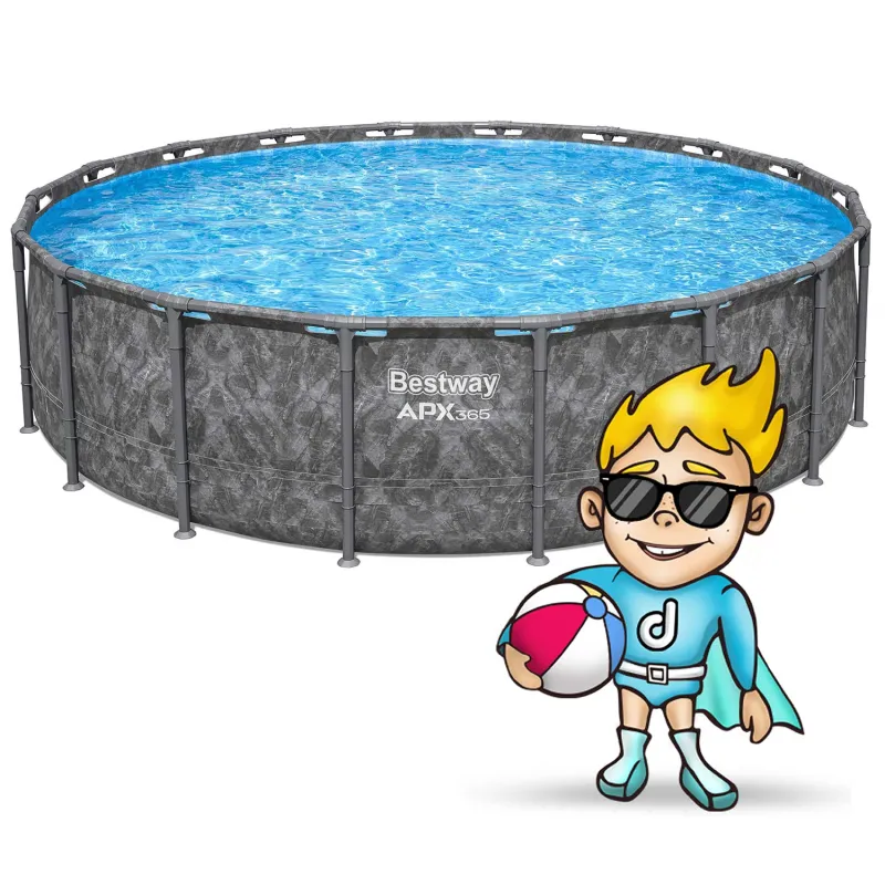 Design élégant pour piscine 549 x 132 cm, parfaite pour le jardin