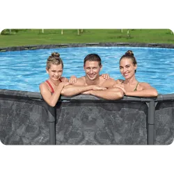 Parfait pour la détente, piscine 549 x 132 cm pour le jardin