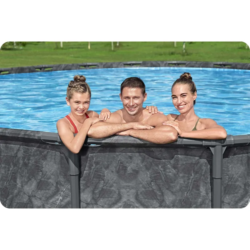Parfait pour la détente, piscine 549 x 132 cm pour le jardin