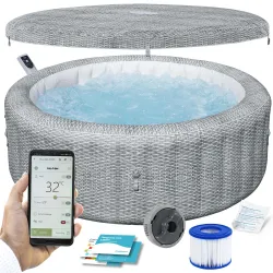 SPA Gonflable Lay-Z Bali Grey 6 personnes Bestway 6001N