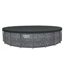 Bassin de jardin 610x132 cm, facile à assembler, parfait pour les enfants