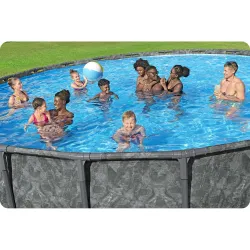 Piscine tubulaire 671 x 132 cm, spacieuse pour toute la famille
