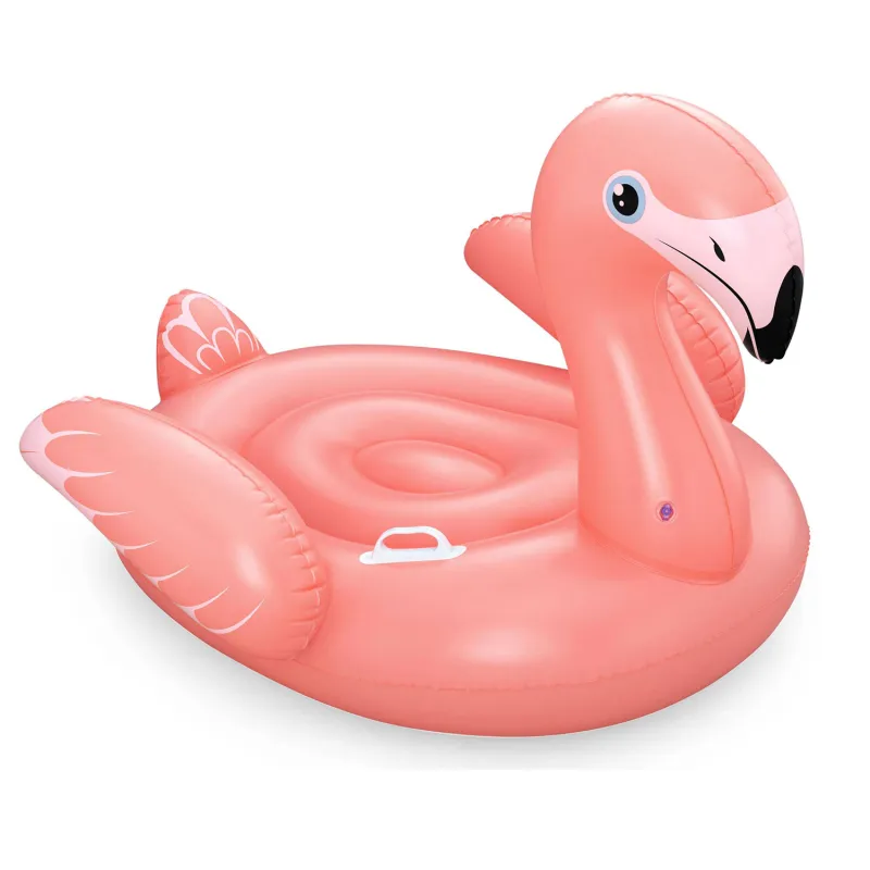 Matelas gonflable en forme de flamant rose 138 x 107 cm pour l'eau Bestway 41525