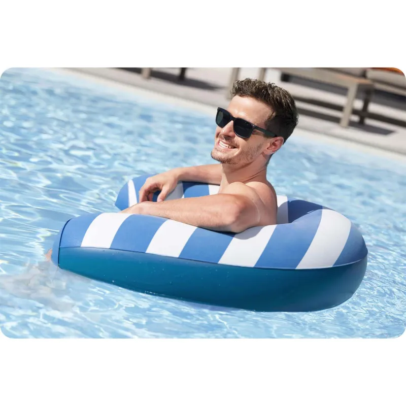 Fauteuil gonflable Comfort Plush, idéal pour les aventures estivales aquatiques, confortable et pratique