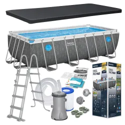 Piscine Bestway 561MB Tubulaire 488 x 244 x 122 cm 10en1