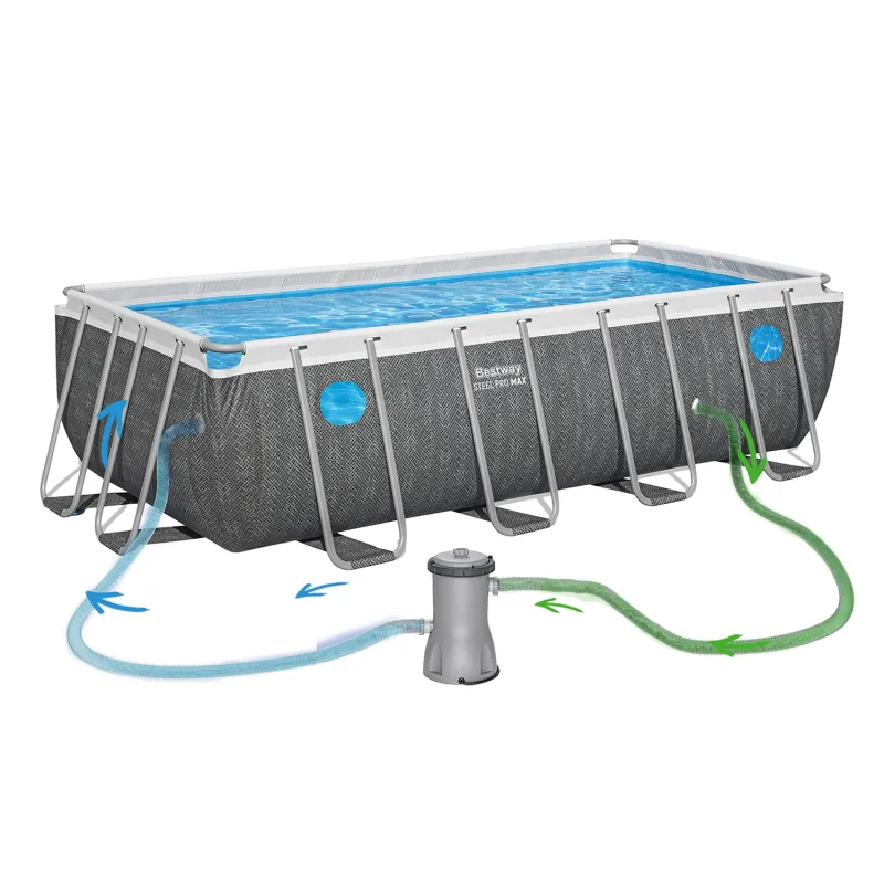 Piscine Bestway 561MB 488 x 244 x 122 cm facile à installer pour l'été
