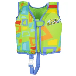 Bestway 32176 Gilet de Natation Vert S/M Enfants
