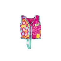 Gilet de natation rose tendance S/M, parfait pour les enfants qui apprennent à nager
