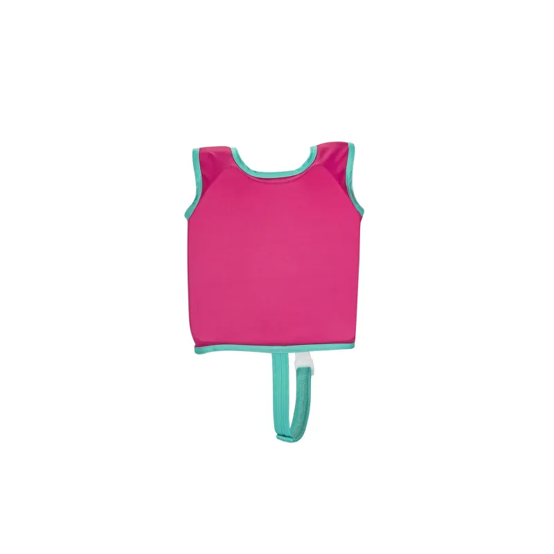 Gilet de natation léger rose pour enfants, conçu pour le confort
