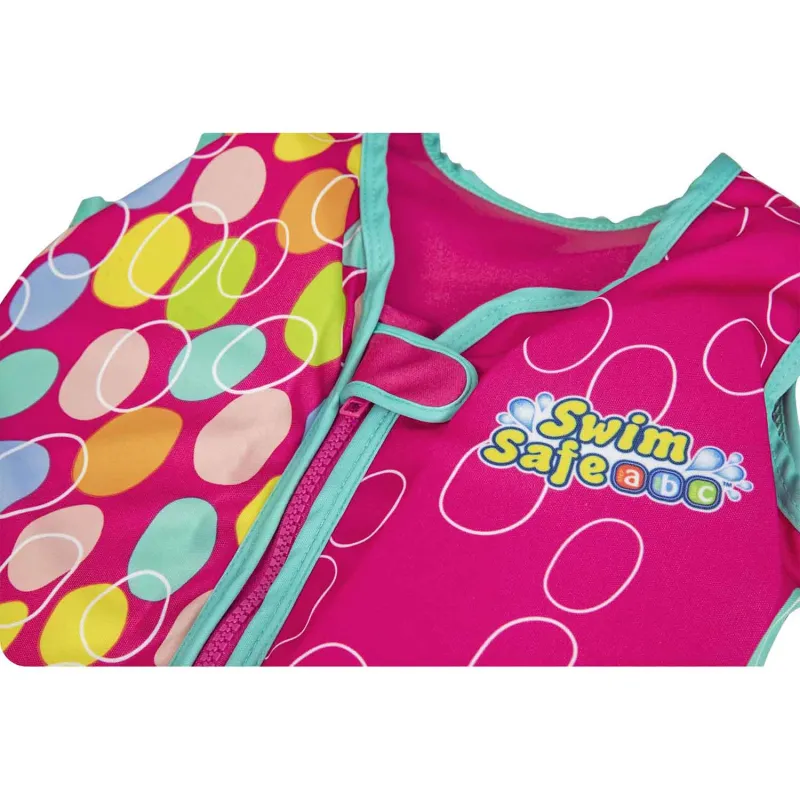 Gilet de natation rose, parfait pour une utilisation à la piscine et à la plage