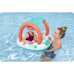 Ponton coloré pour enfants, parfait pour le jeu dans la piscine