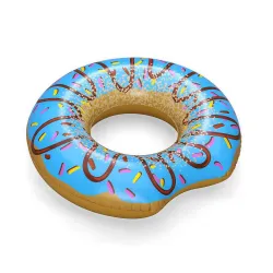 Anneau de natation bleu élégant, parfait pour la plage