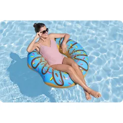 Anneau gonflable de plage 107cm, parfait pour les enfants et les adultes