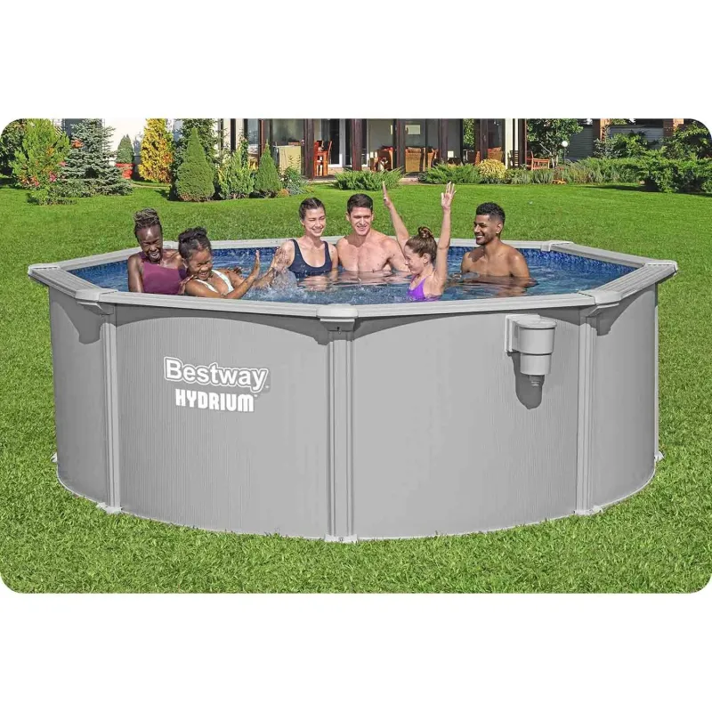 Piscine de jardin 305 x 122 cm, idéale pour le plaisir en famille