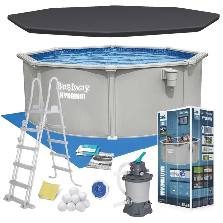 Piscine de jardin à panneaux 366 x 122 cm Bestway 56574