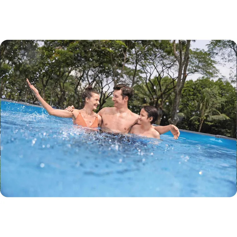 Piscine de Jardin 549 x 132 cm, parfaite pour la détente en famille